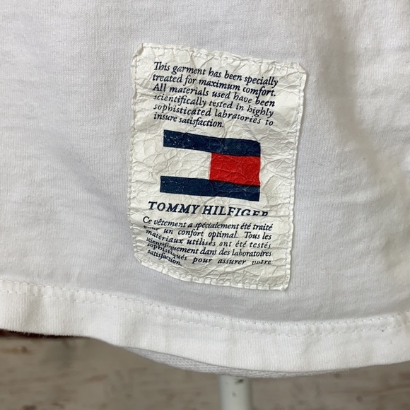 Tommy Hilfiger Tufted Logo Appliqué T-Shirt S - Picture 4 of 12